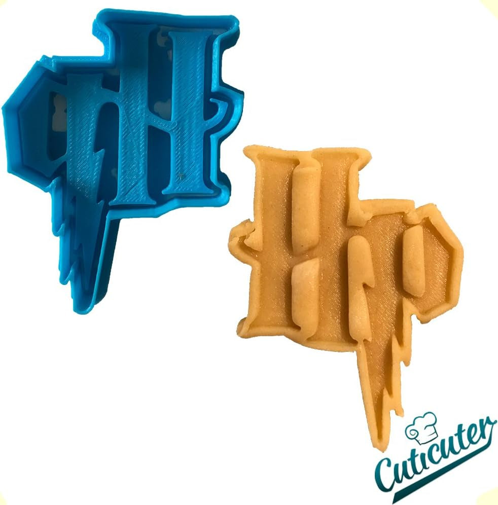 Formă de biscuiți HP Harry Potter, albastră, 8 x 7 x 1,5 cm