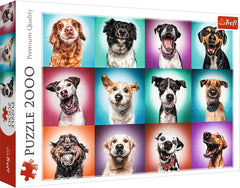 Trefl TR27119 Funny Dog Portraits II 2000 Pieces, Premium Quality, For Adults And Children From 12 Years Puzzle, Coloured Puzzle Naty Shop Titlu implicit