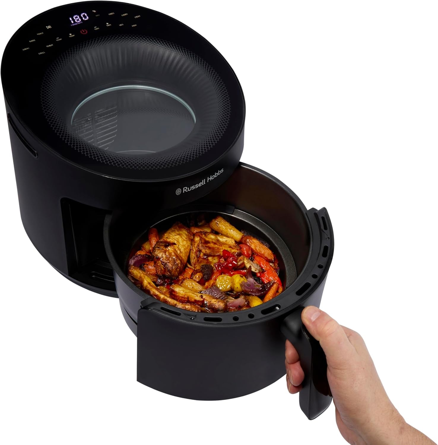 Russell Hobbs Airfryer, 5 litri, 10 programe, fereastra de vizualizare Electrocasnice Naty Shop