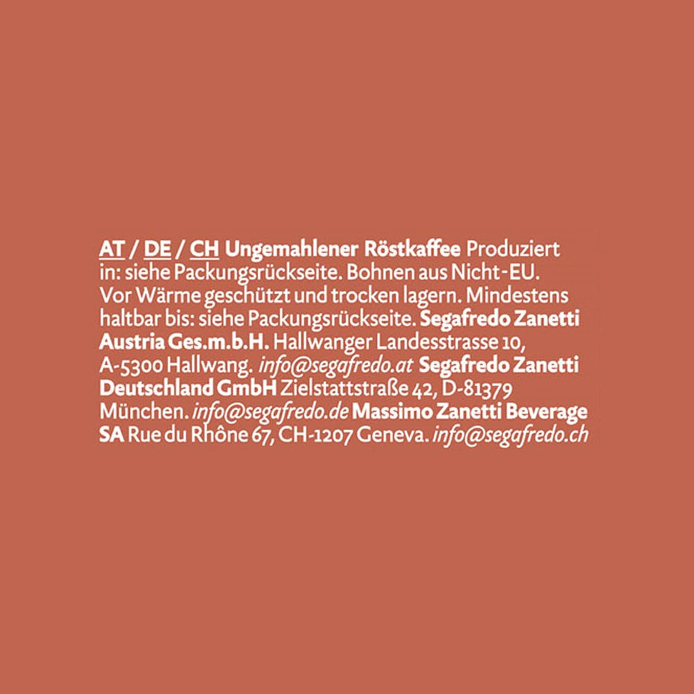 Segafredo Zanetti Selezione Crema Fasole, pachet de 6 (1 x 1 kg)