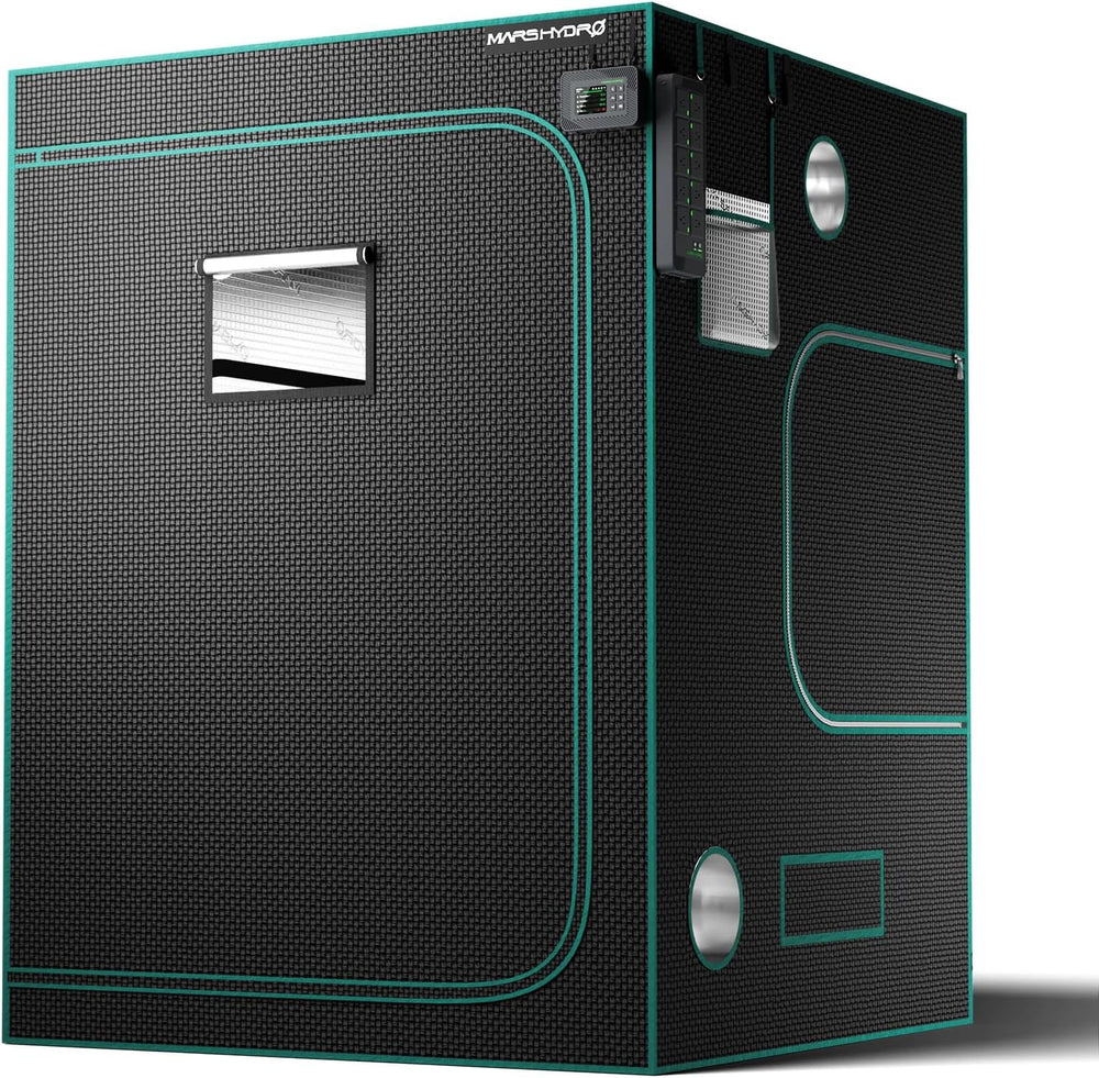 Cort de creștere MARS HYDRO 60x60x140cm, Cort de creștere pentru interior, Corturi de creștere din Mylar reflectorizante pentru hidroponie, Tavă inferioară detașabilă, pentru spațiu de creștere a plantelor