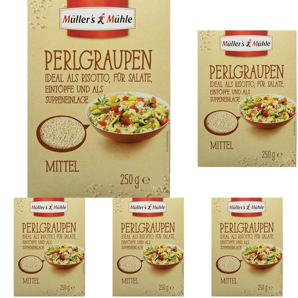 Orz perlat Müller's Mühle, 250g (pachet de 5)