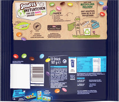 Nestlé SMARTIES Mini, linte mică cu ciocolată cu lapte, ambalată individual, pachet de 16 (16 x 187g)