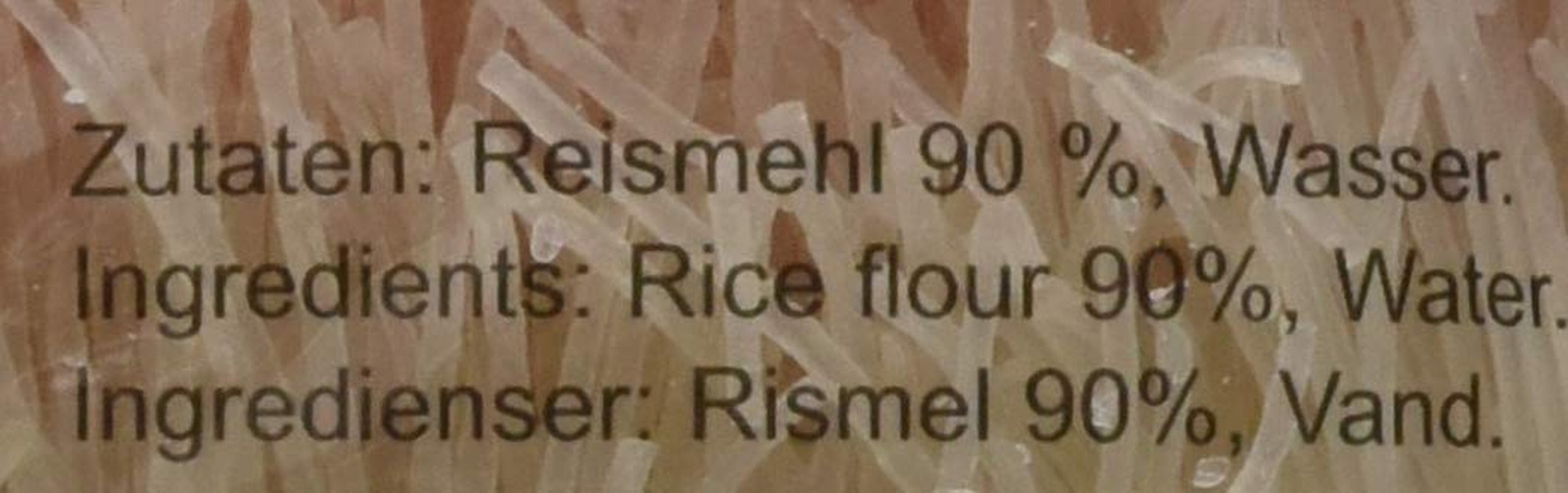 Tăiței de orez Ricefield, vermicelli, 0,8 mm, Bun Gao, pachet de 6 (6 x 400 g)