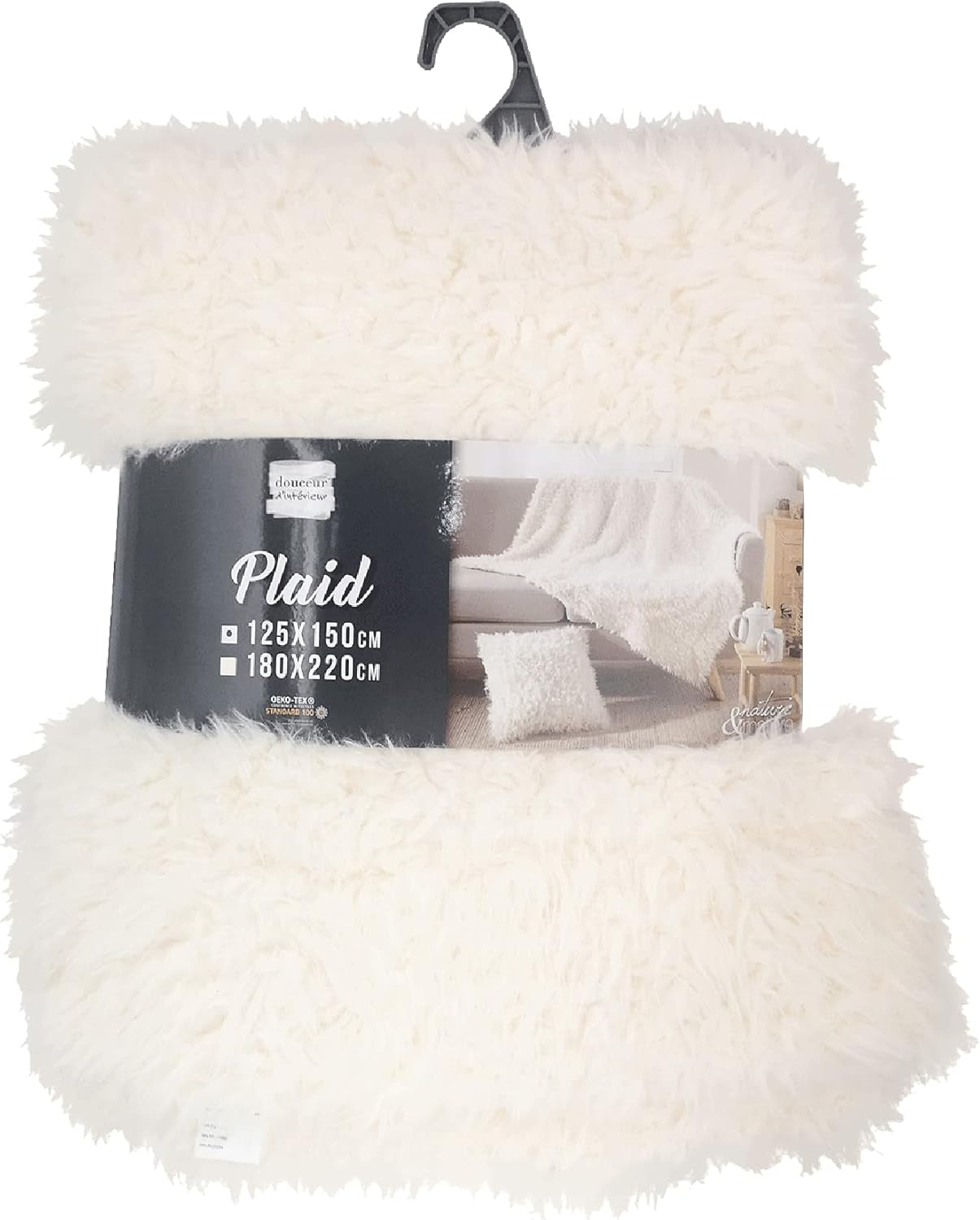 Douceur D'Intérieur, Pătură (125 X 150 Cm) Oaie, blană falsă Plapumi si pilote Naty Shop