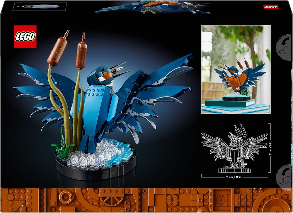 LEGO Icons Kingfisher Model Building Set pentru adulți, figură de pasăre pentru camera de zi sau birou, decorațiuni pentru casă și birou, cadou pentru iubitorii de păsări și ornitologi, femei și bărbați 10331 Seturi de constructie Besuche den LEGO-Store