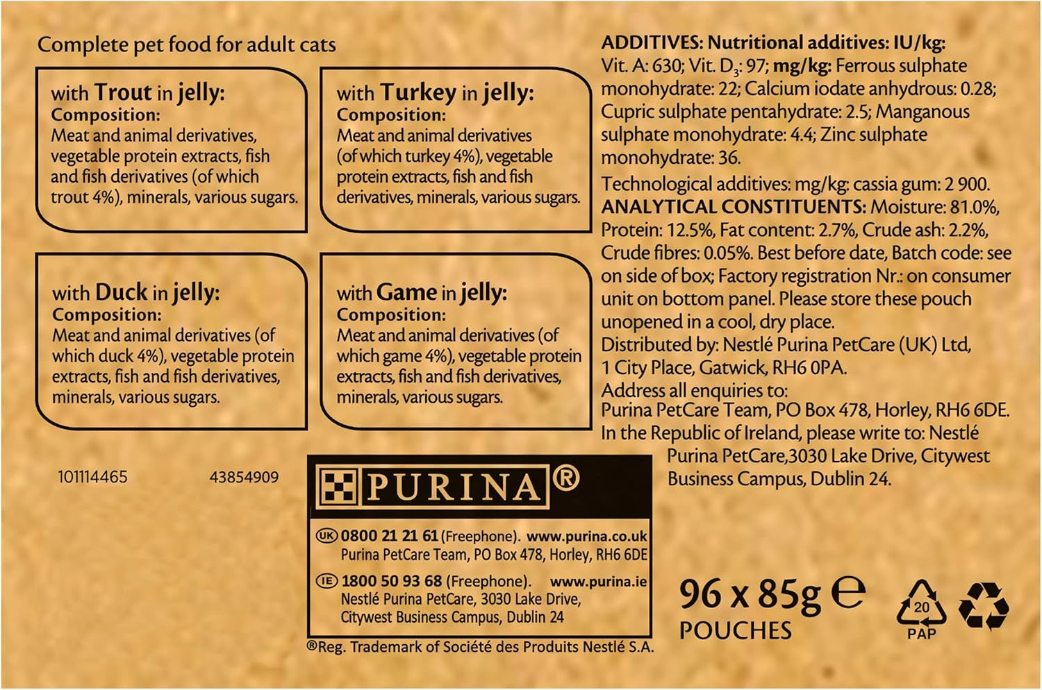 Purina Perle Country Medley, 96 X 85G