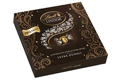 Cutie cadou Lindt LINDOR Extra Black 70% cacao, ciocolată cadou, aprox. 15 trufe LINDOR, 186 g