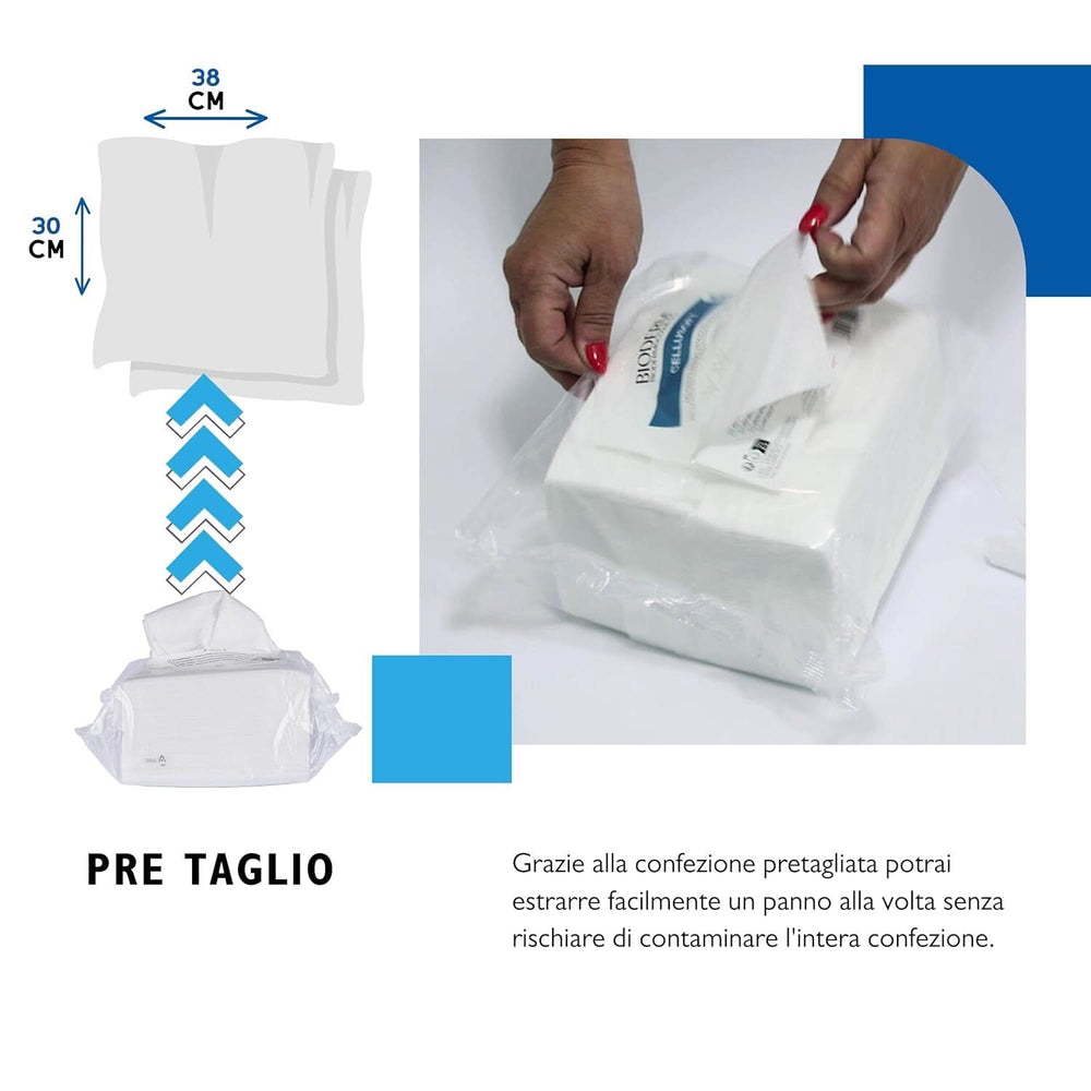 BIODERM Cellusoft - Laveta moale de unica folosinta din vascoza si poliester Servetele Umede Bebelusi Naty Shop