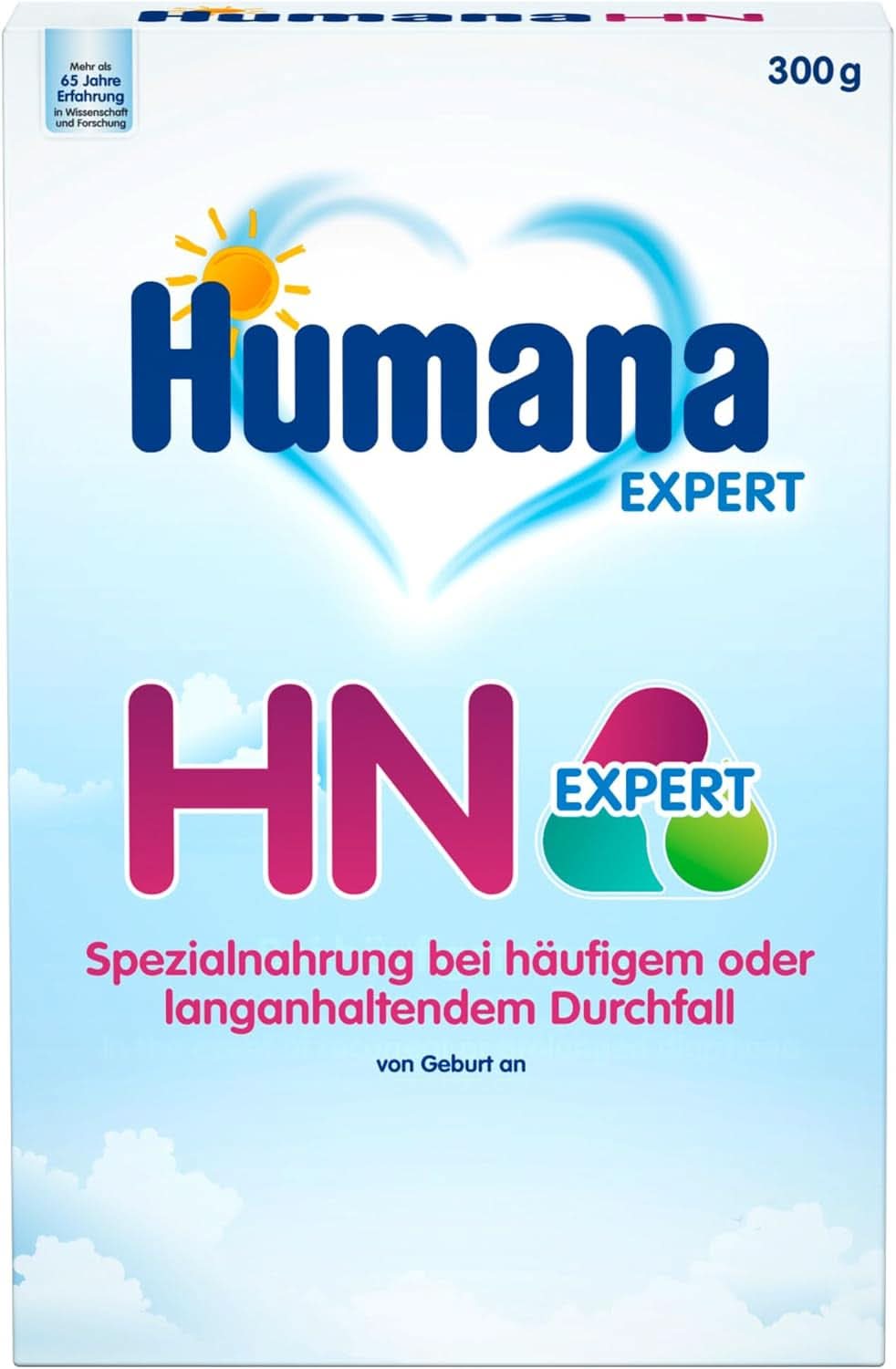 Humana HN Expert, de la nastere, hrana speciala pentru diaree frecventa sau de lunga durata, sustine normalizarea modelului scaunului, cu banana, 300 g Naty Shop 300 grame