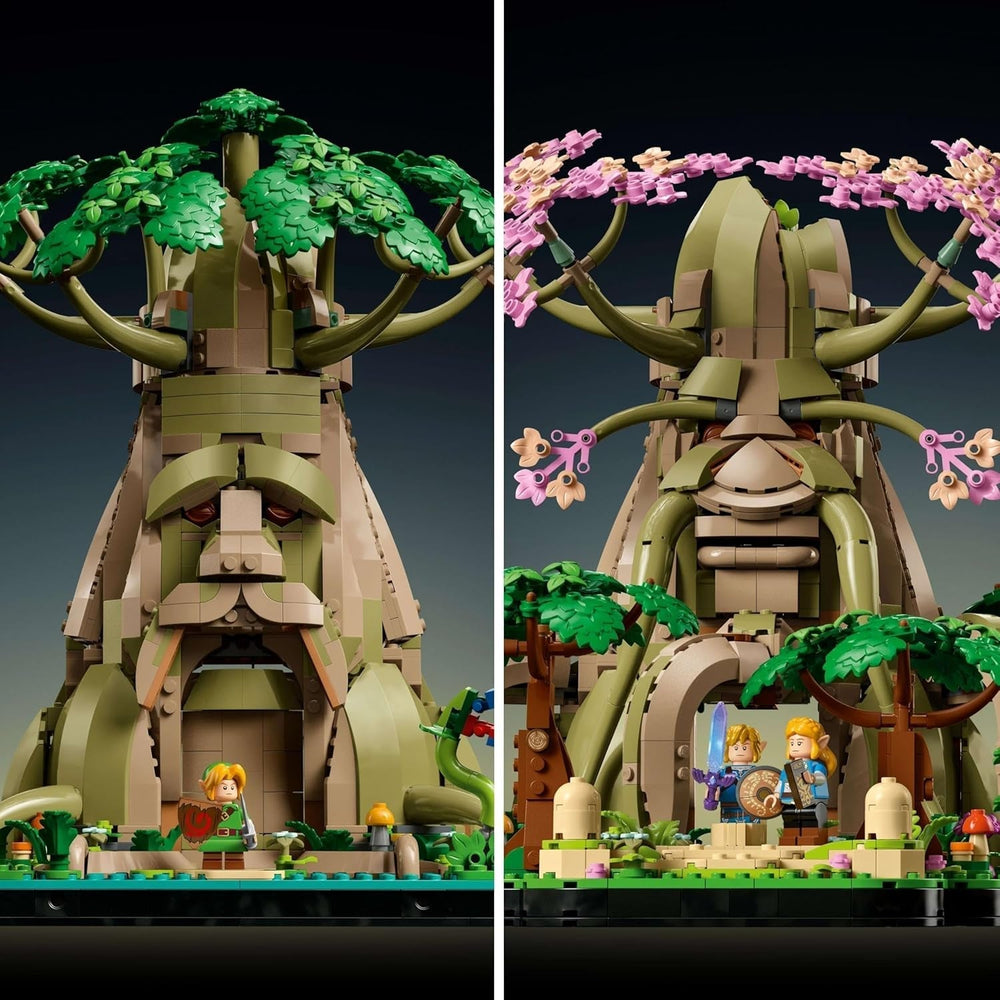 LEGO The Legend of Zelda Deku Tree 2-In-1 - piesă de colecție cu prințesa Zelda și 3 minifigurine Link - set de construcție pentru adulți și idee de cadou pentru fanii jocurilor video - 77092 Seturi de constructie Besuche den LEGO-Store