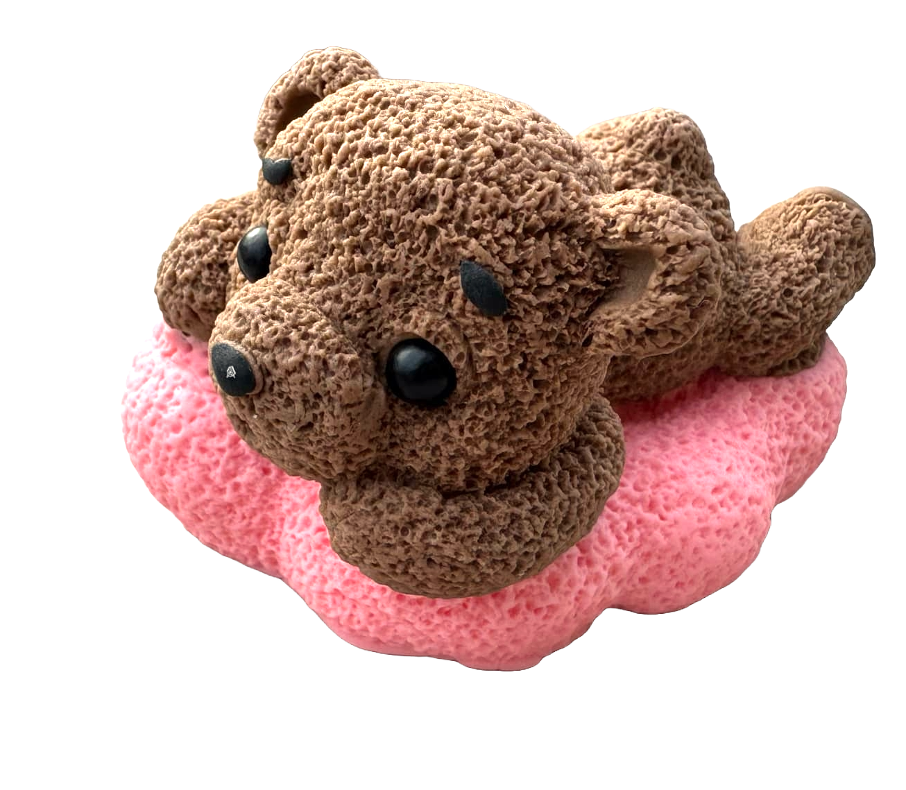 Decoratiune comestibila din zahar, Ursulet pe nor Decoratiuni din Pasta de Zahar Nati Shop