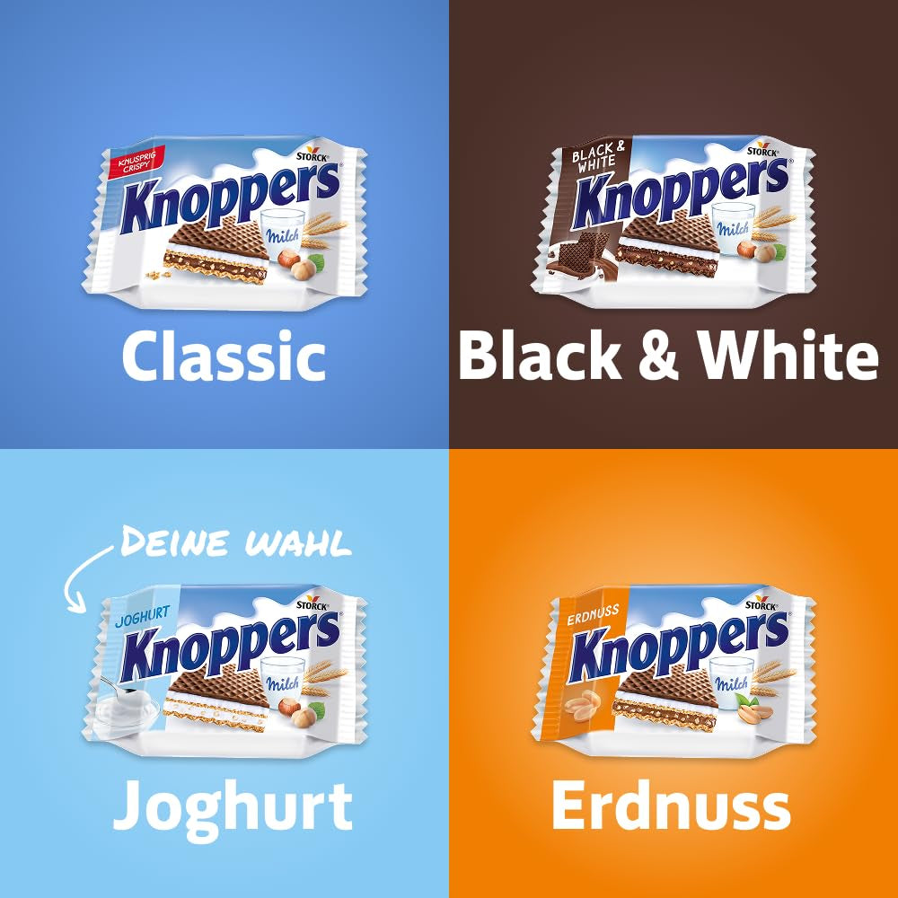 Iaurt – 4 x 200 g – Felii de napolitană umplute cu iaurt și cremă de nuga, alune de pădure și cacao