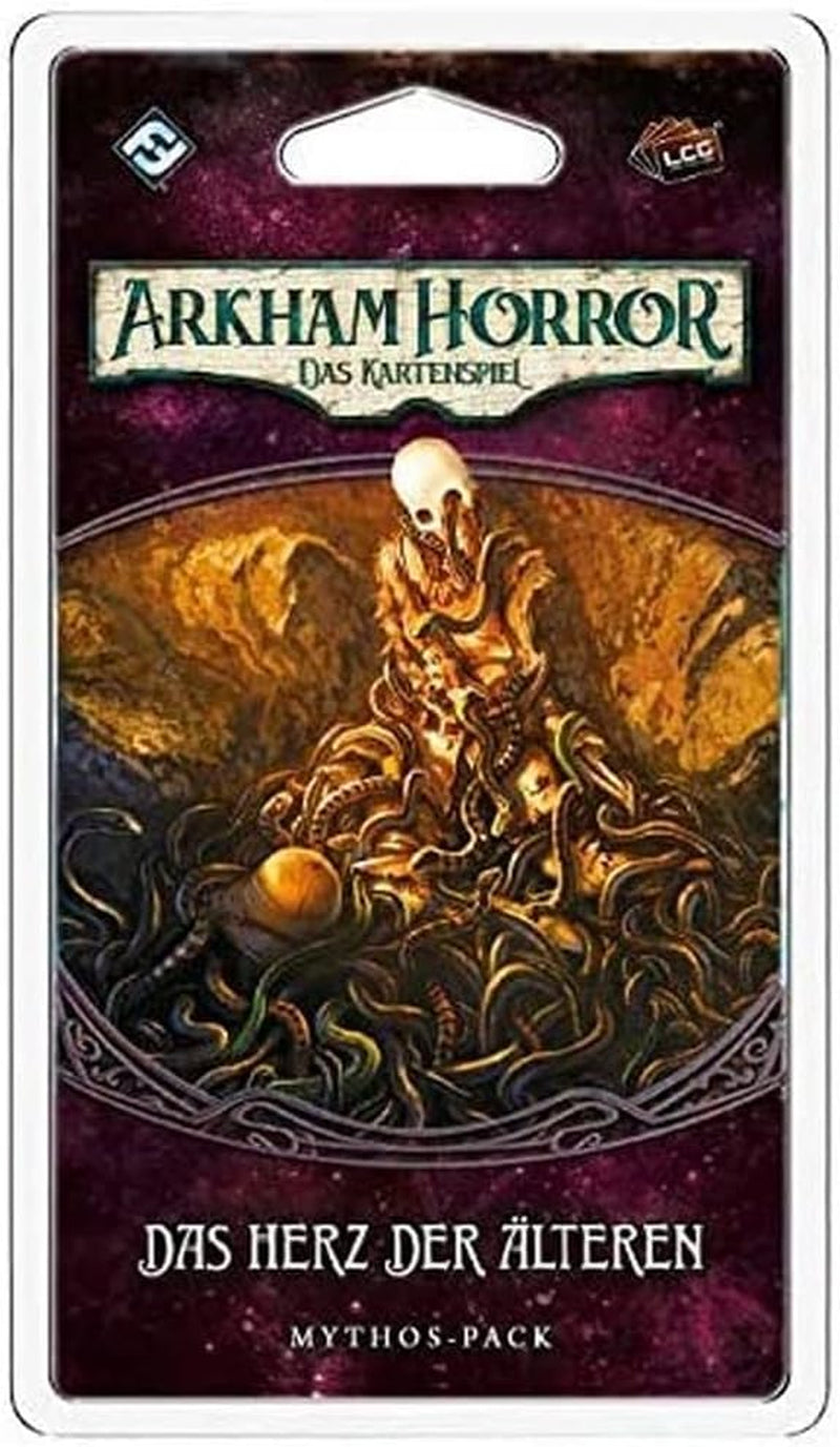 Fantasy Flight Games, Arkham Horror: LCG, Joc de bază, Joc pentru experți, Joc de cărți, 1-4 jucători, Vârste 14+, 45+ minute, Germană, Multicolor, Colorat