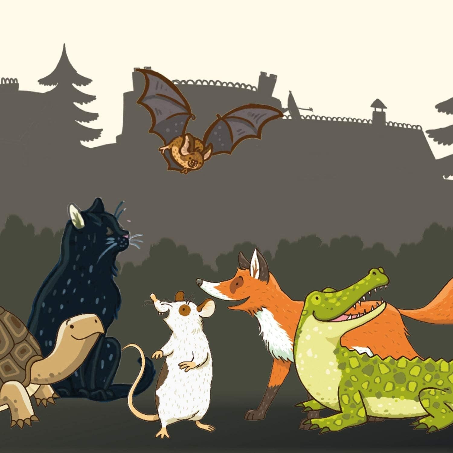 Kosmos 697679 Școala Animalelor Magice Incredibil! Jocul cu o întorsătură aparte. Joc pentru copii de la 6 ani în sus cu zaruri, joc de societate cooperativ, joc de familie, joc de petrecere