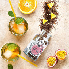 Ankerkraut Ceai roșu de portocale și maracuja, 90 g în borcan de plută, ceai vrac de calitate premium, idee de cadou, băutură pentru bunăstare