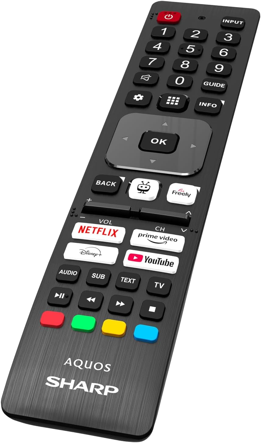 SHARP 32HE2345E – Televizor TiVo, 32" HD, fără ramă, 60 Hz, HDR10, sunet 2x8 W, 3x HDMI, 2x USB, culoare: negru