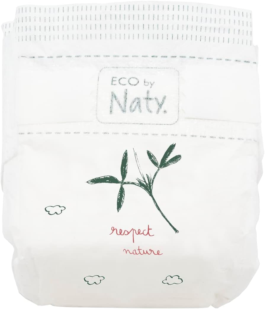 Scutece de unică folosință Eco by Naty Premium pentru piele sensibilă, mărimea 5, 11-25 kg, (1 x 22 bucăți)