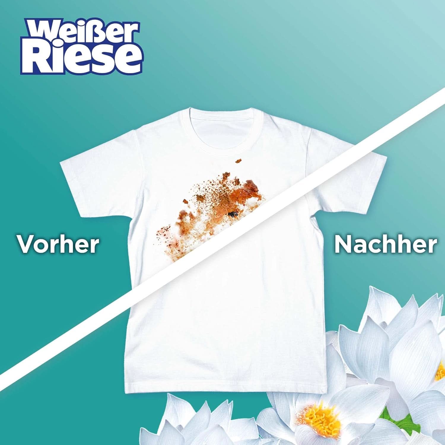 White Giant Universal Trio-Caps Aromatherapy Floral Sensation (120 spălări), Detergent de rufe cu lotus, Detergent pentru rufe grele cu parfum intens Detergenti Rufe Naty Shop