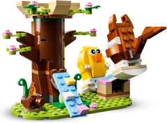 LEGO Spring Animal Playground, set de construcție cu pasăre și veveriță, set de joacă cu casă în copac pentru copii, idee de cadou pentru băieți și fete de la 8 ani, set de animale, jucărie cu figuri de animale 40709 Seturi de constructie Besuche den LEGO-Store