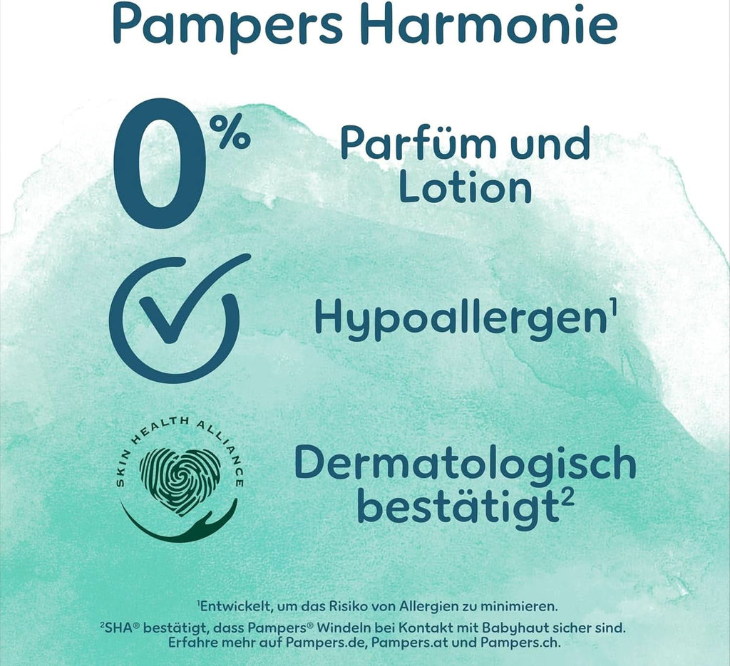 Pampers Scutece pentru copii mărimea 4 (9-14 kg) Harmony, 174 buc Mama si Copilul Naty Shop