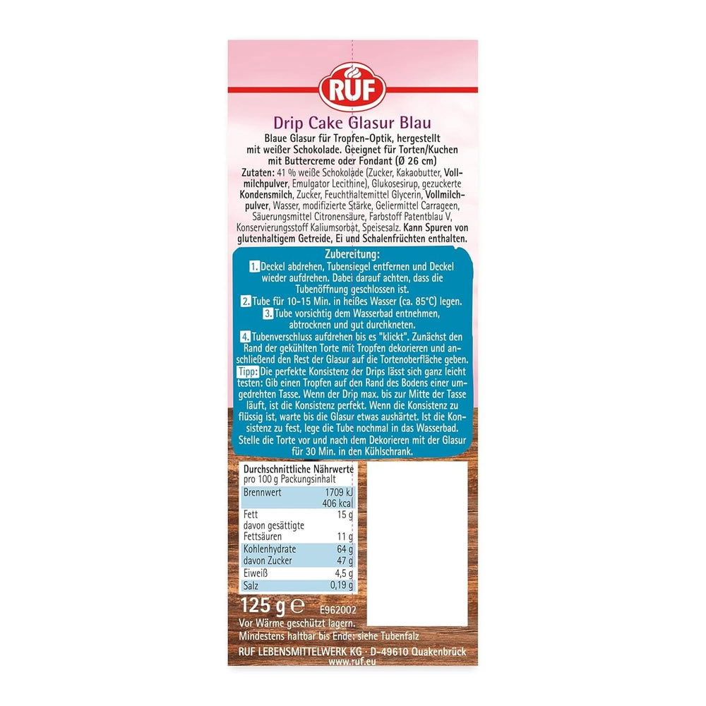 RUF Glazura cu efect de picurare, diverse sortimente, 125 grame Glazuri si Decor Naty Shop