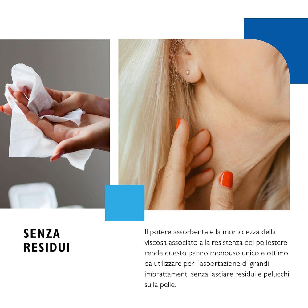 BIODERM Cellusoft - Laveta moale de unica folosinta din vascoza si poliester Servetele Umede Bebelusi Naty Shop