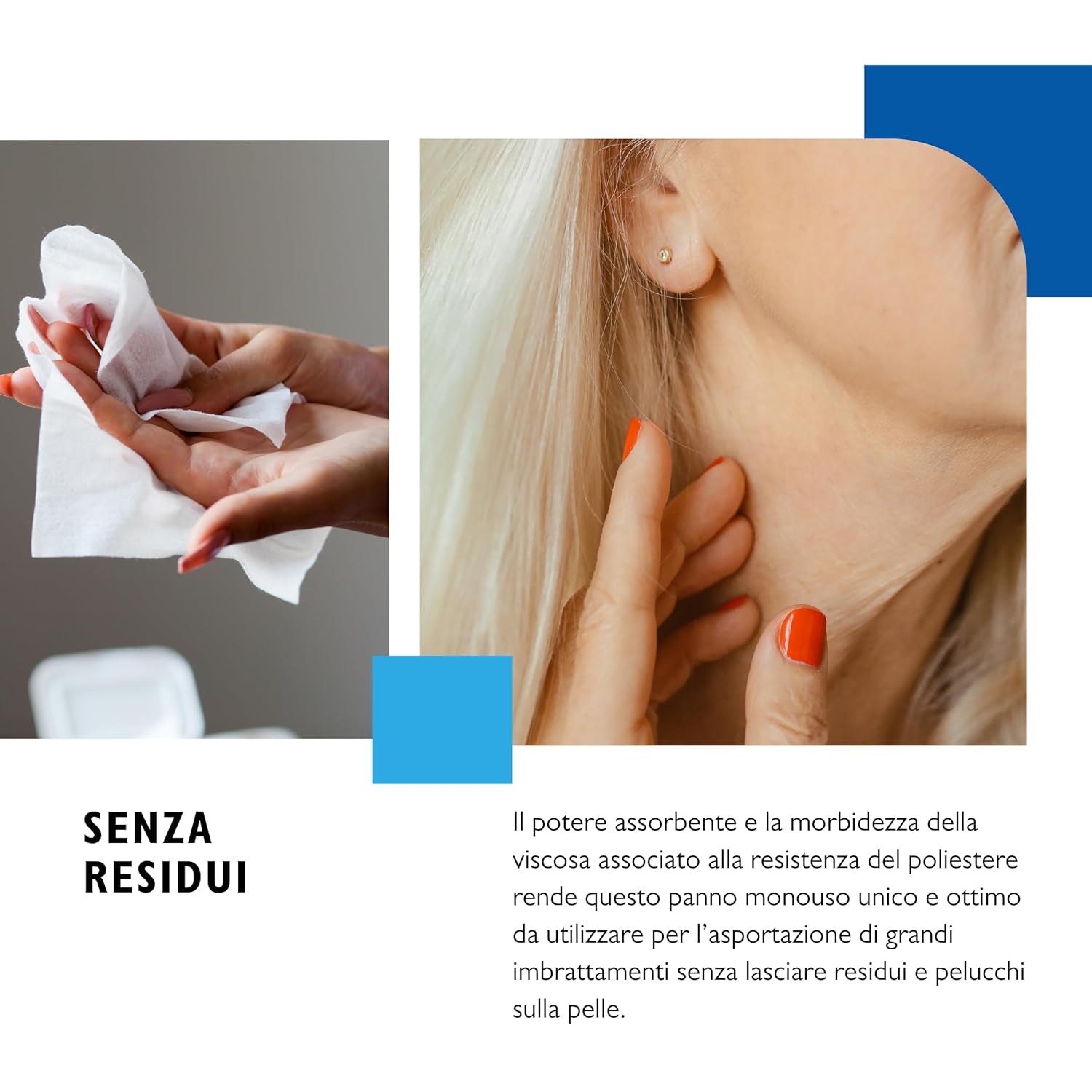 BIODERM Cellusoft – șervețele umede moi, multifuncționale, de unică folosință, din viscoză și poliester – șervețele multifuncționale pentru igiena delicată a pielii sensibile și înroșite a vârstnicilor și copiilor – 30 x 38 cm (50
