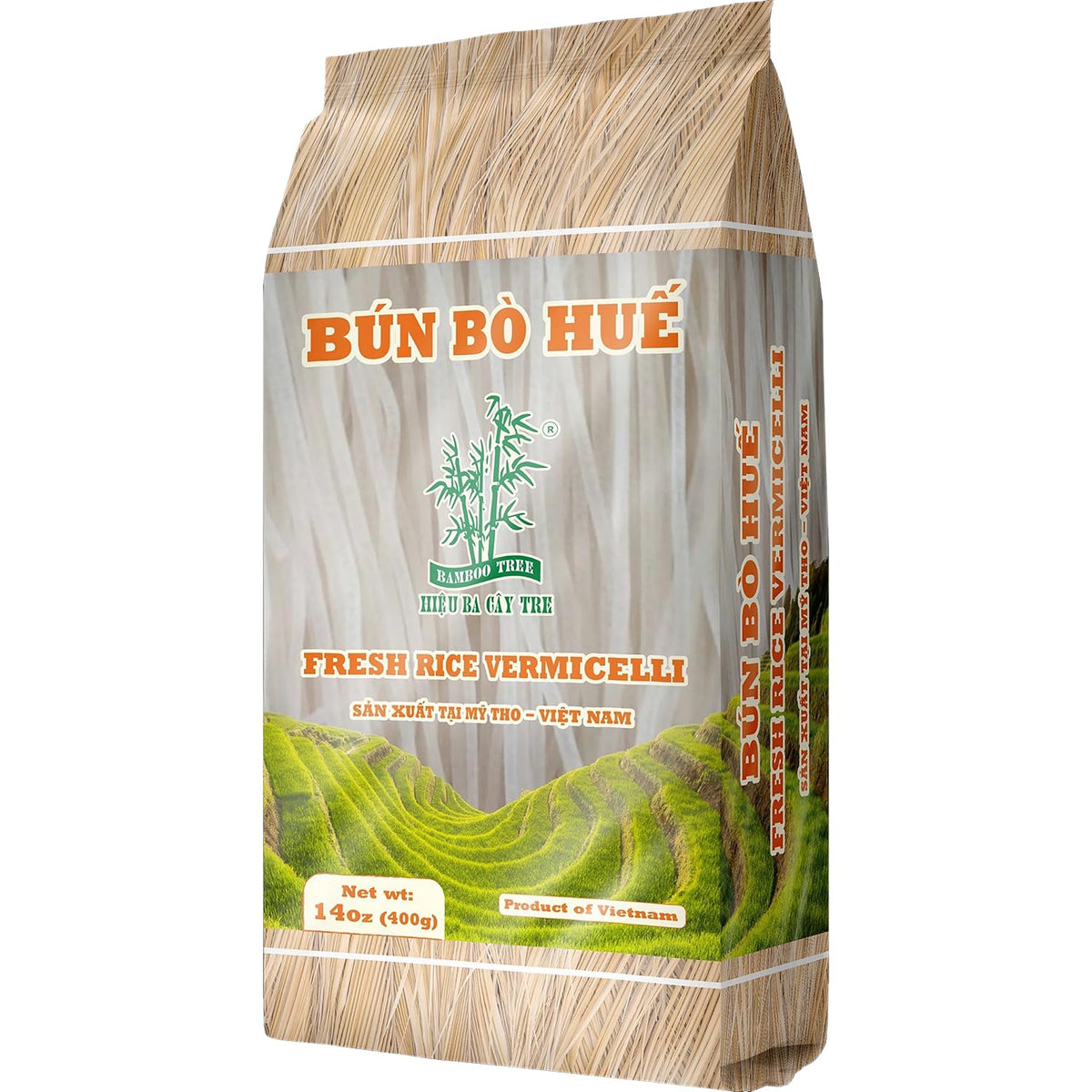 BAMBOO TREE - Tăiței de orez Bun Bo Hue - (1 X 400 G)