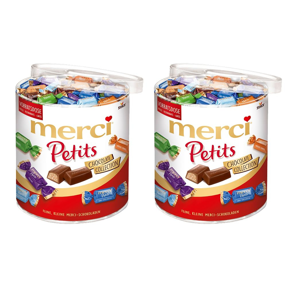Merci Together – 1 x 175 g – Ciocolate umplute în cinci sortimente cu ciocolată fină cu lapte – Praline de ciocolată pentru a fi împărțite și oferite cadou