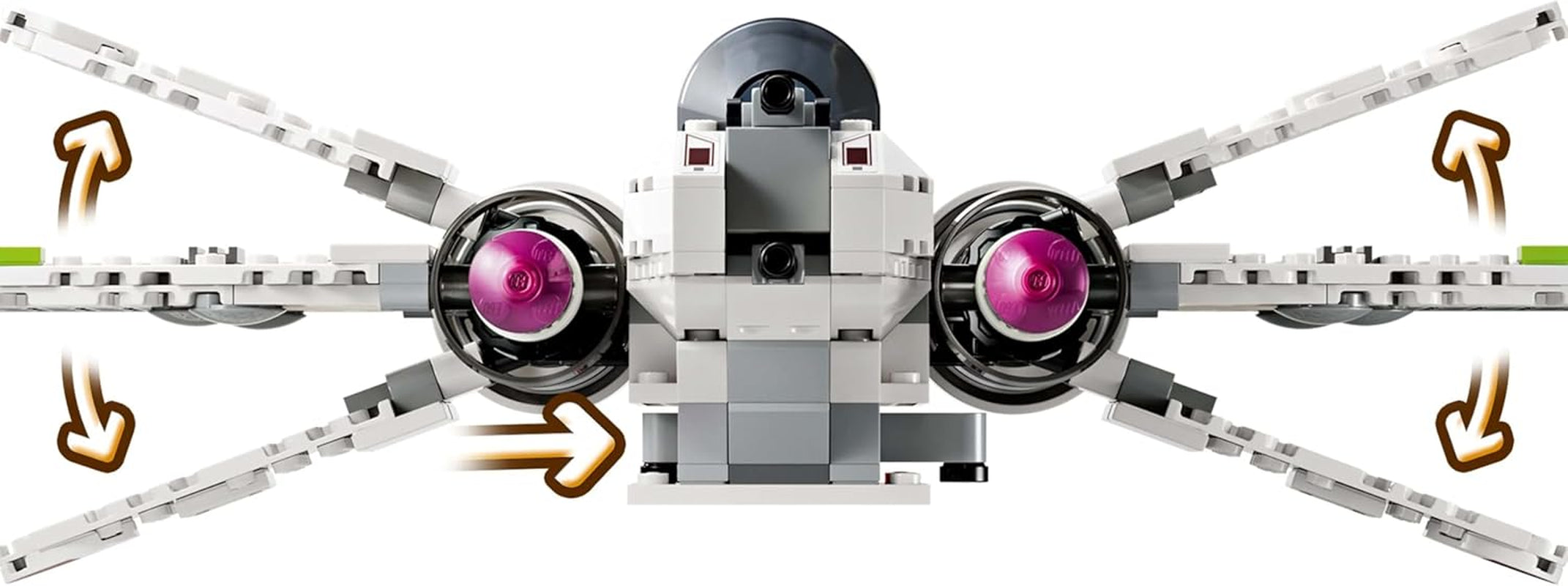 Jucărie LEGO Star Wars 75402 ARC-170 Starfighter cu 4 minifigurine, inclusiv pilot clonă și droid R4-P44, piesă de colecție, cadou pentru fanii Răzbunării Sith și băieți și fete cu vârsta de peste 9 ani Seturi de constructie Besuche den LEGO-Store