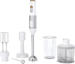 Sencor Multifunktionaler Stabmixer, Ultra-Leistungsstark, 6 in 1, 1200 W, Mit Doppel-Schneebesen, Zerkleinerer & Mousseur, Kartoffelstampfer, Quadblade-Klingen Aus Titan, Stufenlose Bucatarie Naty Shop