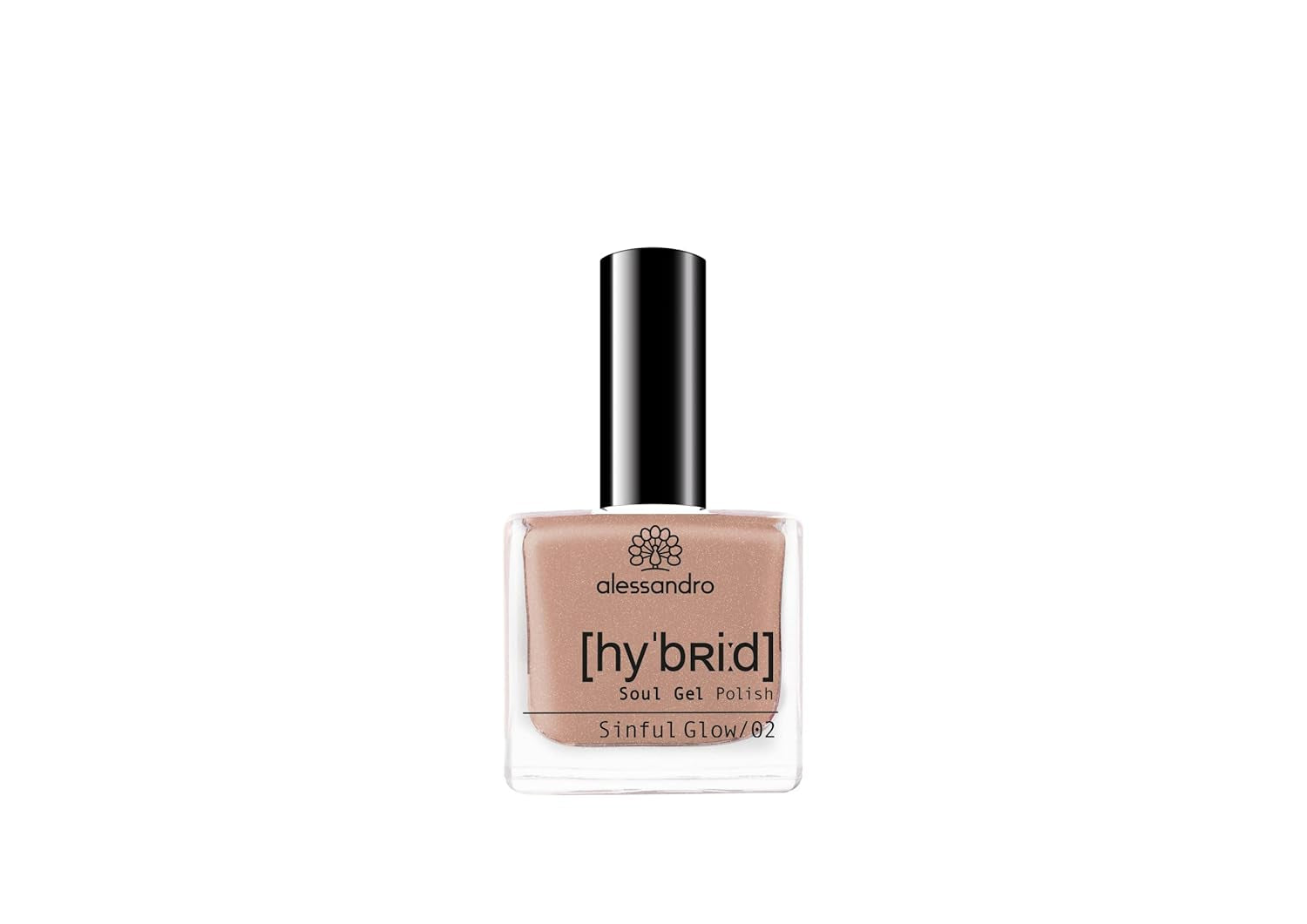 Oja HYBRID alessandro Sinful Glow - Nuanță Nude - Unghii perfecte în doar 3 pași, fără LED - rezistă până la 10 zile! 8 ml