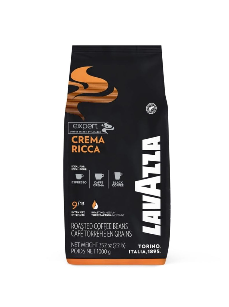 Lavazza Expert Plus Crema Ricca Espresso - 6 boabe de cafea întregi x 1 kg