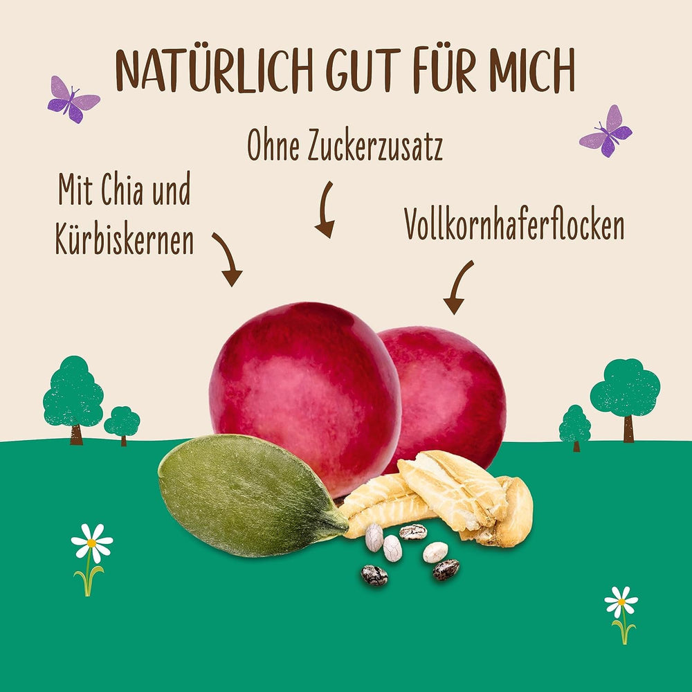 Muesli proteic neîndulcit Allos | Muesli organic | Fulgi de ovăz | Cereale pentru micul dejun | Vegan (5 x 450g), 1 bucată (pachet de 5)