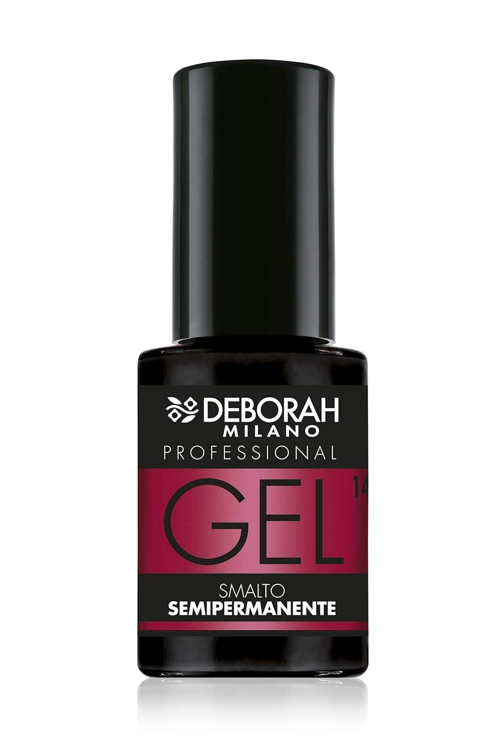 Oja semipermanentă Milano Professional, nr. 21 Burgundy, efect de volumizare, de lungă durată, pentru unghii intense și lucioase, 4,5 ml