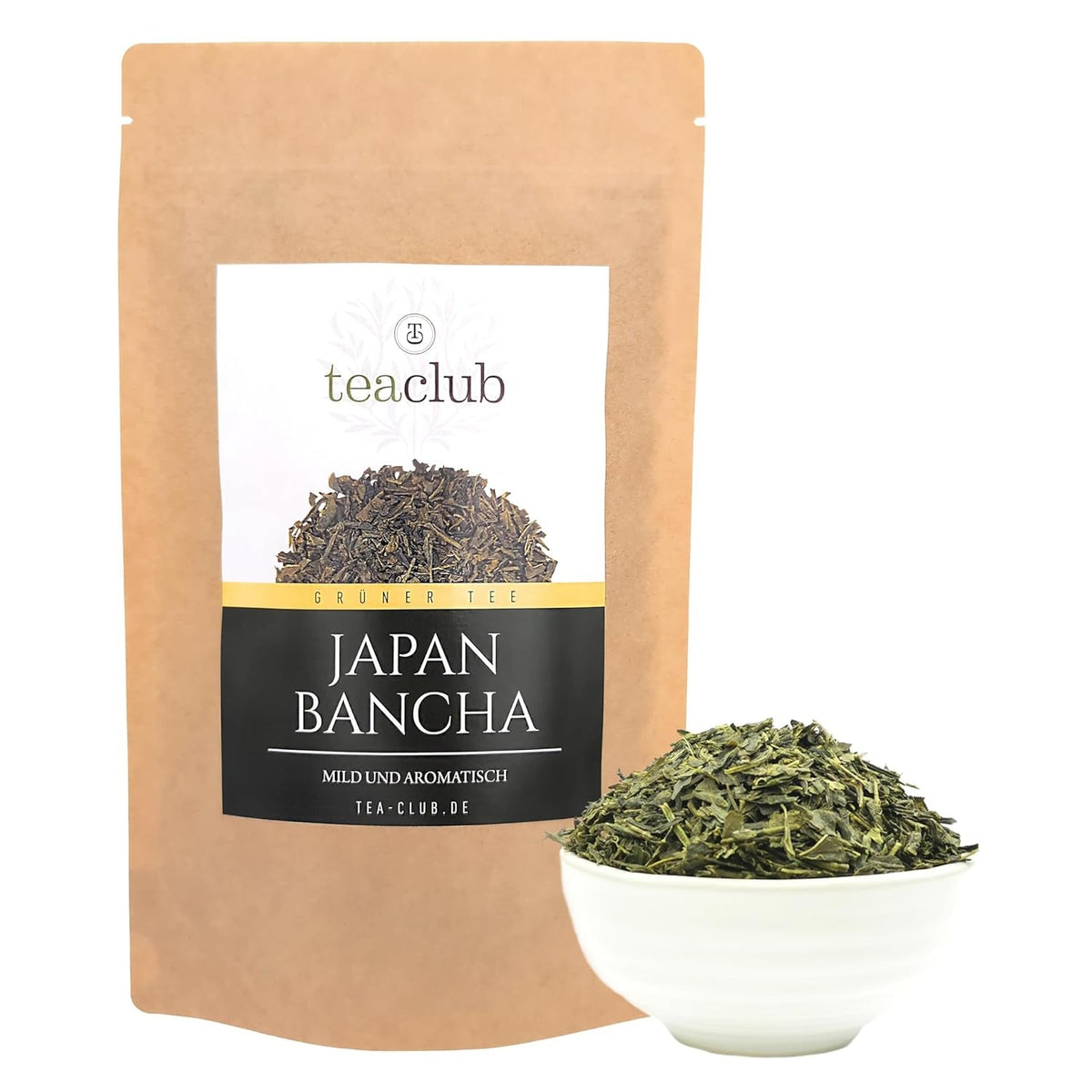 Ceai verde japonez Bancha vrac 100 g, ceai verde japonez aromat și delicat, Teaclub Green Tea