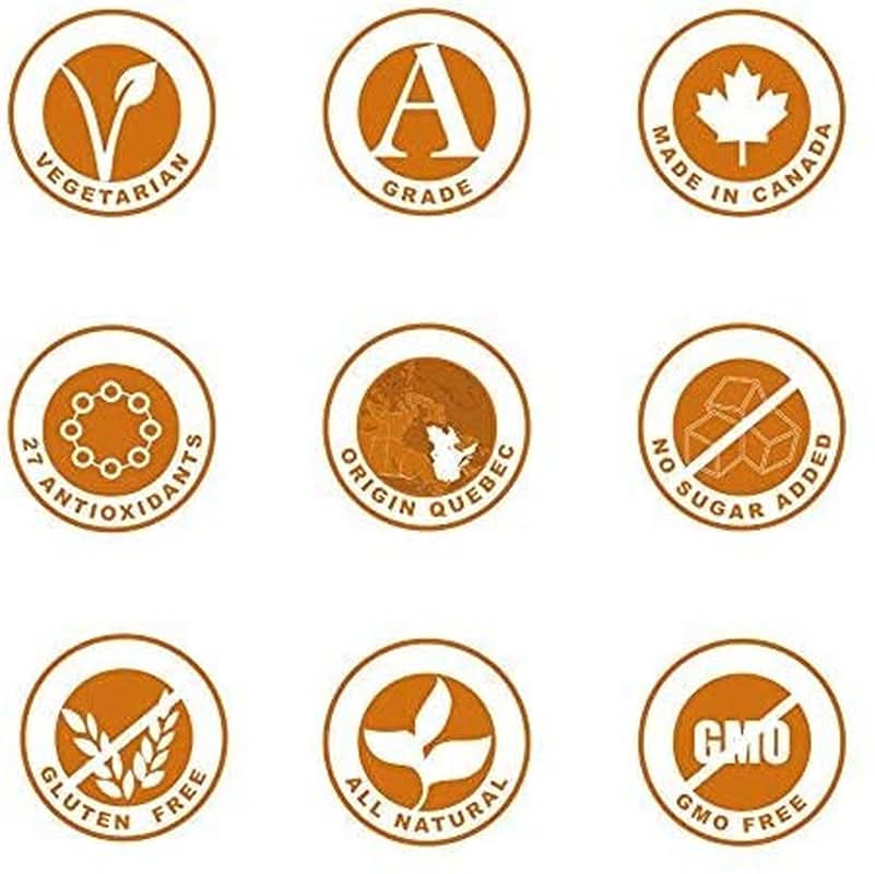 Maplefarm - Sirop de arțar organic pur canadian închis, grad A, închis, aromă puternică - 250 ml Indulcitori Naty Shop