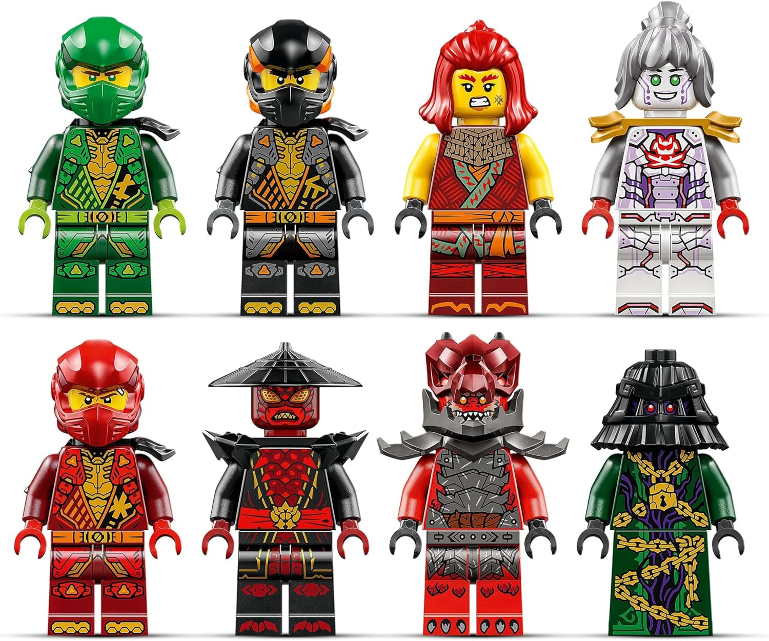LEGO NINJAGO Lightbow Dragon - jucărie cu 8 minifigurine și o rotiță Spinjitzu - jucărie de construcție ninja interactivă pentru băieți și fete de peste 9 ani - idee de cadou pentru fani 71836 Seturi de constructie Besuche den LEGO-Store