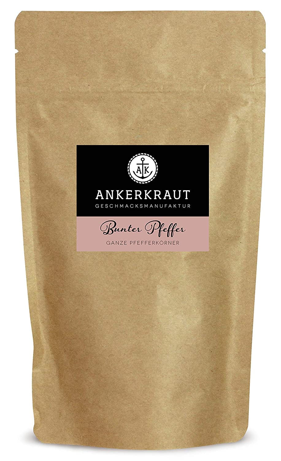 Ankerkraut Bunter Pfeffer, ganze Pfefferkörner für die Pfeffermühle, 150g im Beutel