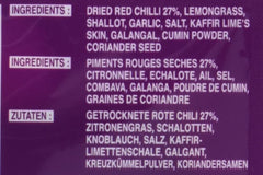 Cock Currypaste Panang, mittlere Schärfe, authentisch thailändisch Kochen, natürliche Zutaten, vegan, halal und glutenfrei (1 x 50 g)