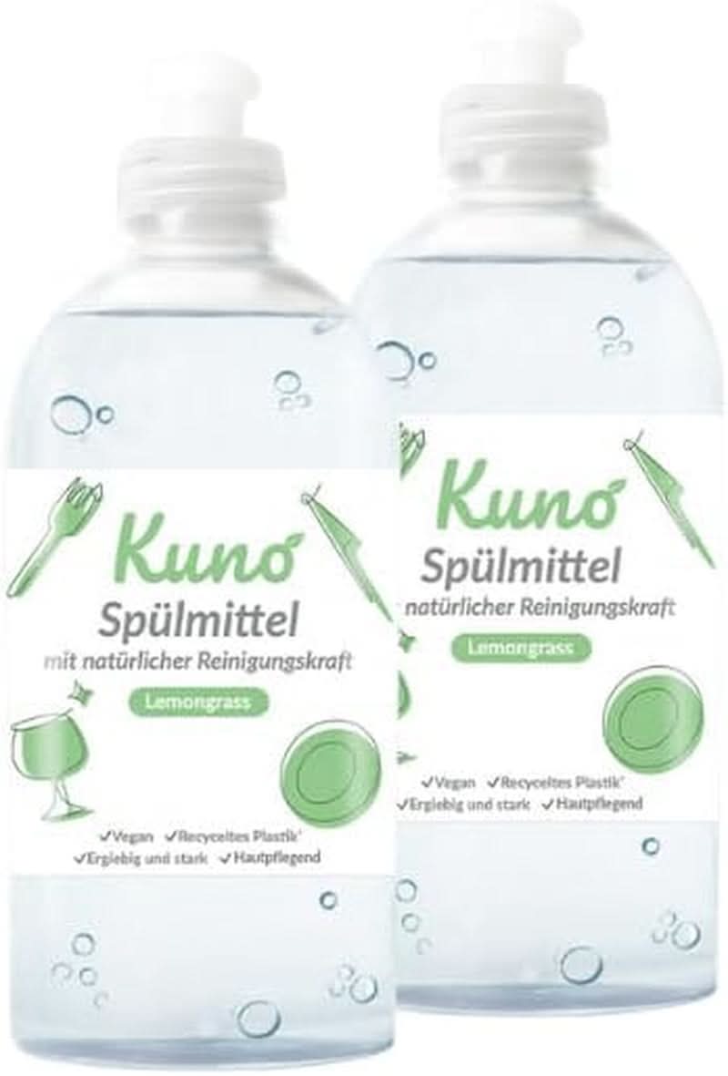 Kuno - Lichid de spălat vase manual, aroma si miros de lamaie, 500 ml Detergenti Bucatarie Naty Shop 2