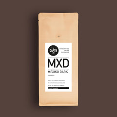 CAPTN Coffee MEXIKO DARK Espressobohnen 1kg | Kräftig, Haselnuss, Schokolade | ganze Bohne I Ideal für Vollautomat und Siebträger [Direkthandel]