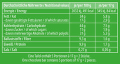 frankonia CIOCOLATĂ FĂRĂ ZAHĂR ADĂUGAT Ciocolată cu alune, fără gluten, 85 g