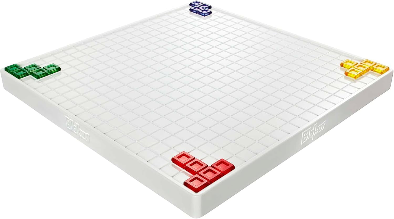 Mattel Games Blokus Game, joc de societate pentru familie, joc de strategie, pentru 2-4 jucători, joc de petrecere, vârste de la 7 ani în sus, BJV44