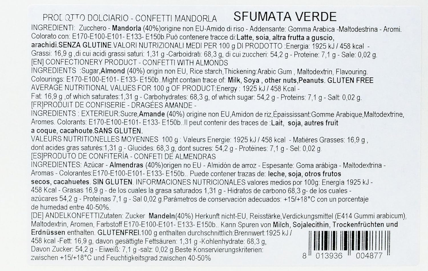 Migdale clasice cu ceapă verde, 1 bucată