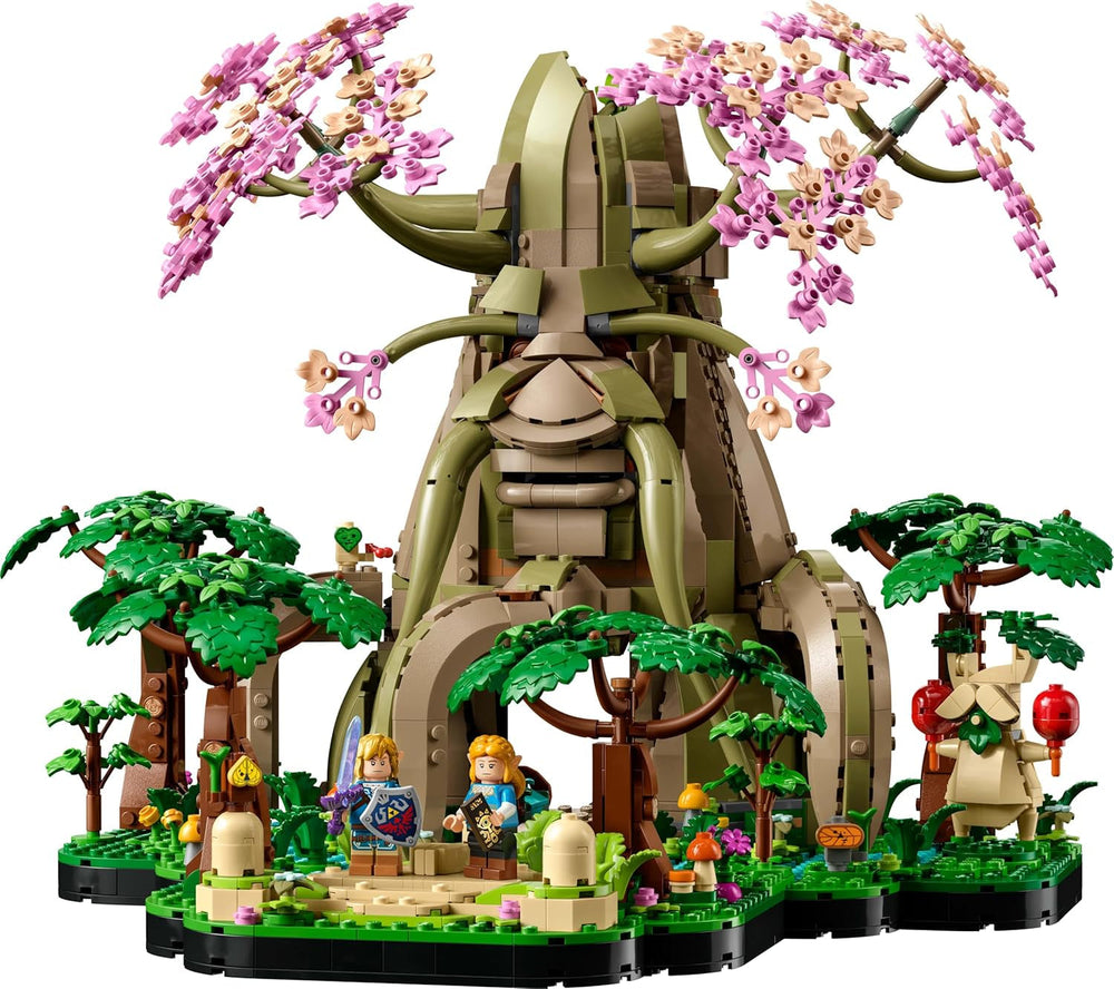 LEGO The Legend of Zelda Deku Tree 2-In-1 - piesă de colecție cu prințesa Zelda și 3 minifigurine Link - set de construcție pentru adulți și idee de cadou pentru fanii jocurilor video - 77092 Seturi de constructie Besuche den LEGO-Store