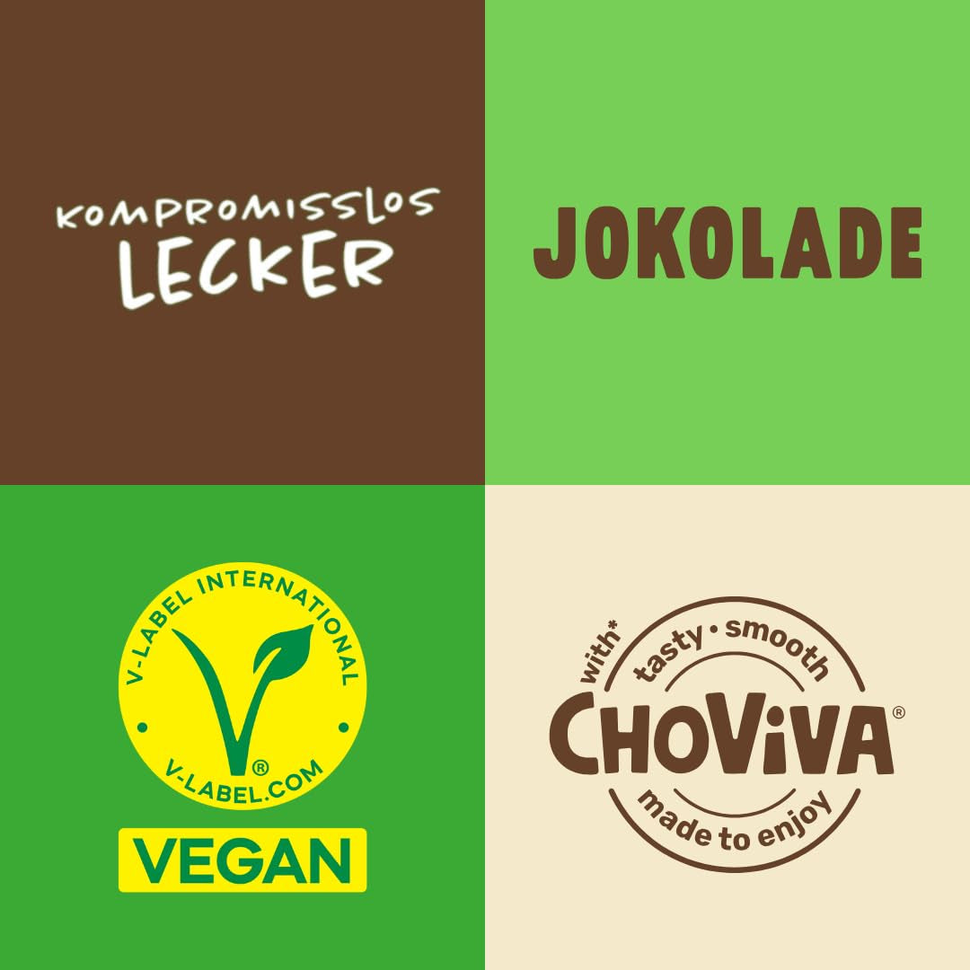 JOKOLADE 12 batoane x 140g Pachet economic | Cu alune caramelizate și cereale crocante | Vegan și fără cacao