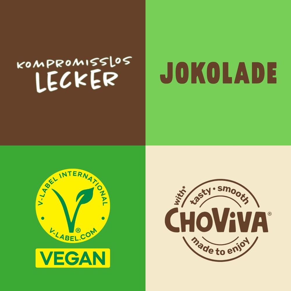 JOKOLADE 12 batoane x 140g Pachet economic | Cu alune caramelizate și cereale crocante | Vegan și fără cacao