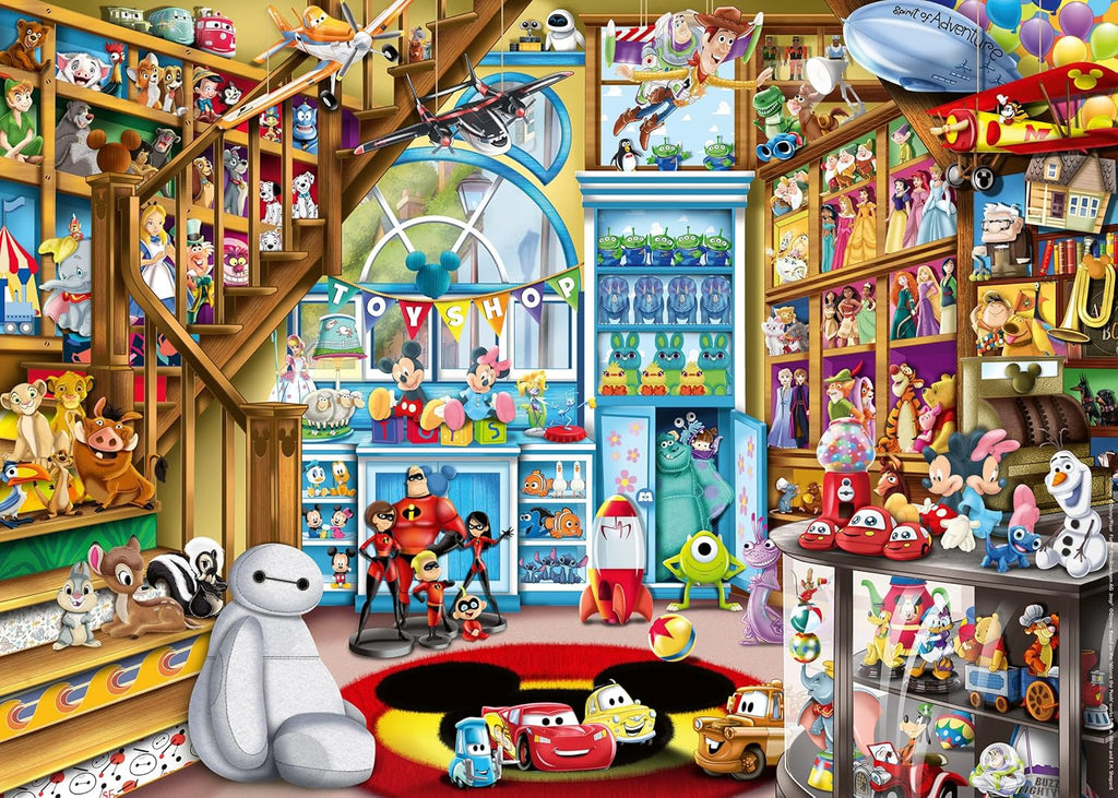 Ravensburger Puzzle 12000527 - În magazinul de jucării - Puzzle Disney de 1000 de piese pentru adulți și copii de la 14 ani Puzzle Naty Shop Versiune veche